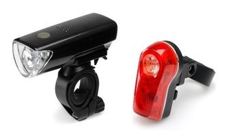 Zestaw lamp rowerowych Falcon Eye DUO, bateryjne